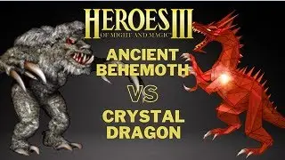 Heroes 3 - 9000 Ancient Behemoths vs 4000 Crystal Dragons