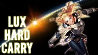 Best AD carry lux /unkillable 19/0 # League of legends