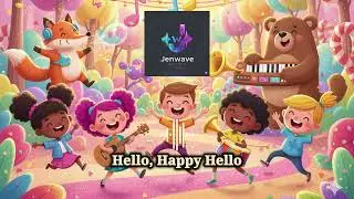 Hello, Happy Hello (Upbeat Playful Background Music For Kids)