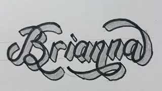 3d Drawing Calligraphy Name For Beginners / How To Draw Art On Paper Step By Step 50