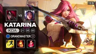 Katarina Mid vs Irelia - EUW Grandmaster - Season 12 Patch 12.5