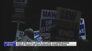 Auto workers escalate strike, walking out at Ford's largest factory and threatening Stellantis