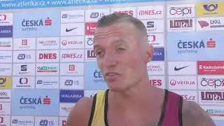 Jan Veleba po 100 m na MČR 2020