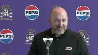 East Carolina Head Football Coach Blake Harrell Weekly Press Conference (Oct. 27, 2025)