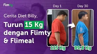 Turun 15kg Dietku Sukses Besar! Perjalanan Diet Billy bersama Flimty & Flimeal
