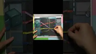 Paper DIY Game Book Among Us in Skeld map Part 5#paperdiy #gamebook #shorts #amongus
