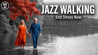 Jazz Study Music &ndash; Deep Focus Walk at Lake Johnson NC