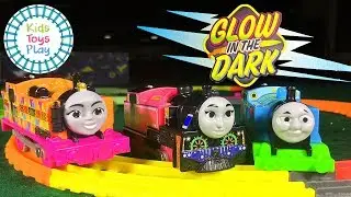 Thomas Friends Trackmaster HYPER Glow in the Dark Set with Nia and Ashima