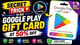 Transfer Google Play Balance to Bank Account | Google Play Gift Card at 50% Discount Trick 
