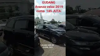 LELANG MOBIL MURAH HARI INI 8 APRIL 2023 AVANZA VELOZ 145 JUTA