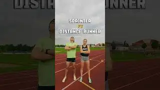 Sprinter Vs Distance Runner 🏃&zwj;♂️💨 #shorts #trackandfield #sprints #fitness #challenge #race