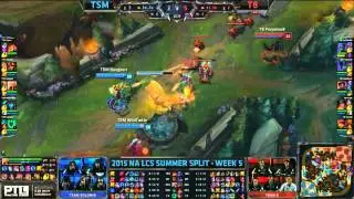 TSM vs T8 - 2015 NA LCS SUMMER SPLIT - WEEK 5 Day 1 HD
