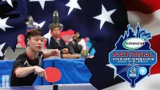 2017 SuperMicro US National Table Tennis Championships - Nick Tio vs. Jack Wang (Mens Rd 16)