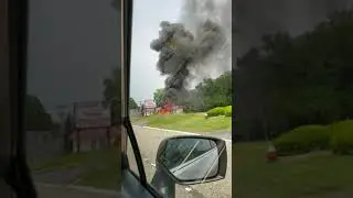Road side fire