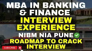MBA in Finance Specilization GDPIWAT Interview I NIBM I NIA I SSBF I MDI I XLRI I IIM's I #mbashala