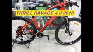 REVIEW SEPEDA MTB 27.5 THRILL RAVAGE 4.0 2018 SATIN NEON RED BLACK