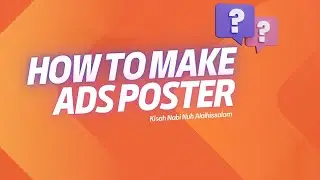 How to made Advertisement Poster