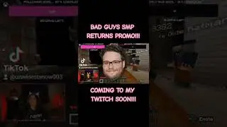 THE BAD GUYS SMP RETURNS!!! #aussie #foryou  #minecraft #series #twitch #ukstreamer #trailer #uk