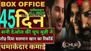 Chup 45th day box office collection,Sunny Deol interview,chup box office Collection,chup hit or flop