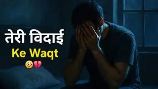 Teri vidai ke waqt 💔😭 || Heart touching poetry | sad status | Ak channel |