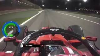 2019 Bahrain Grand Prix: Charles Leclerc's Onboard Pole Lap | With Telemetry