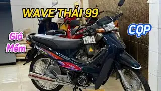 Honda Wave Thái 110 đời 99 . Chính chủ một đời chủ . Sơn zin . Máy zin đầu nồi chưa rớt