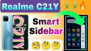 Realme C21Y Smart sidebar | Smart sidebar settings