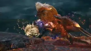 Teostra/Risen Teostra VS Rajang Turf War (Monster Hunter Rise Sunbreak)