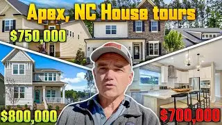 NEW House Tours APEX in Raleigh North Carolina near GREAT schools