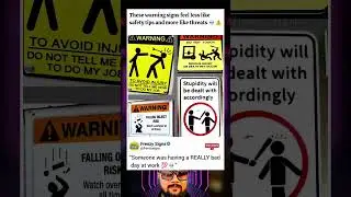 Warning Signs That Feel More Like Threats 😂⚠️ | Funny Signs