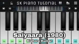 Saiyaara - Honthon Pe Lamha Lamha (PIANO TUTORIAL) | ft. Kishore Kumar
