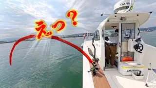 【餌代わずか３００円】エサなら置き竿でも釣れる大阪湾の魚たちと【YFR24】ボートからの釣りが楽しすぎた