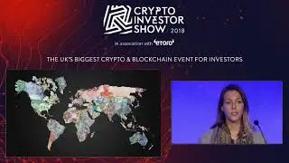 Galia Benartzi Speaks at the Crypto Investor Show in London, 2018