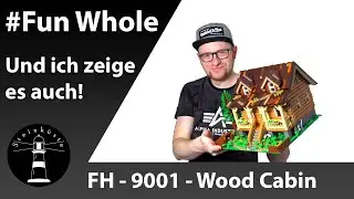 Ein HighLIGHT in der Klemmbausteinwelt? - Beleuchtete Waldhütte - Fun Whole 9001 Wood Cabin