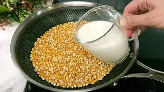 Wenn Sie 1 Tasse Mais und Milch haben! Unglaublich gut! Probieren Sie dieses Rezept aus!