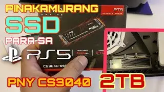 HOW TO: Installing PNY CS3040 m.2 SSD 2Tb on PS5. | Pinakamurang SSD para sa PS5. | PlayItRalph