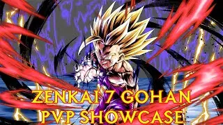 ZENKAI 7 1400% SSJ2 GOHAN IS INVINCIBLE! PVP SHOWCASE| Dragon Ball Legends