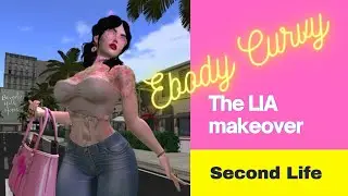 Second Life  l  The LIA makeover Lelutka head - EBODY CURVY series  l  Restless Pixel