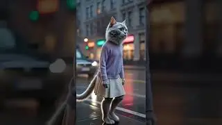 short cat story 🐈🐾❤️ #cat #shorts #lovestory #ai