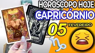 URGENTE❗️💌O TAROT REVELA ALGO BRUTAL😱 Capricórnio ♑ 5 Fevereiro 2026 | Horoscopo do dia de hoje ♑