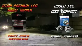 Honda ADV150 Atom Night Ripper and Bosch FC2 Disc Compact with Combo Lights | Ram Motovlog