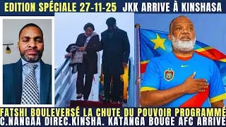 FATSHI BOULVERS&Eacute; LA CHUTE DU POUVOIR CHERCH.SOUTIEN EN SERBIE C.NANGAA BIENT. KINSH AVEC JKK KATANGA