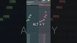 Como poner un patron en reversa en piano roll Facil y rapido  #flstudio #beatmaker  #fl25  #producer