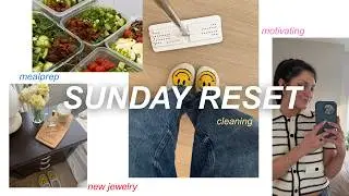 Resetting My Space & My Week 🎀 | Sunday Clean, Meal Prep, Laundry
