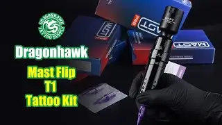 Tattoo Kit | Mast Flip Rotary Tattoo Machine Pen Wireless Advanced Bundle