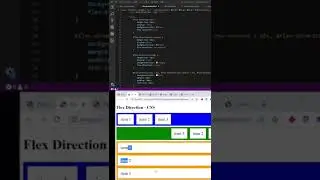 Flex direction no CSS - Flexbox