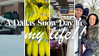 Snow Day In Dallas Vlog | Spending Time With Family During The 2026 Winter Storm...