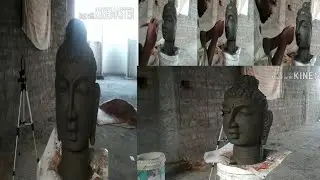 Buddha|face|with cement|traditional work| easy making process|gettamnaveen art's work