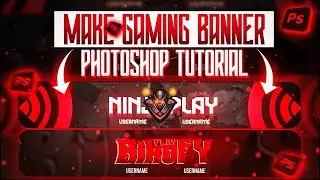 Top 2 GAMING Banner TUTORIAL &bull; Photoshop Tutorial ❤