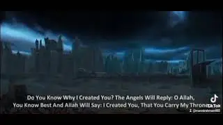 The 8 Angels Carrying The Throne of ALLAH The All Mighty.